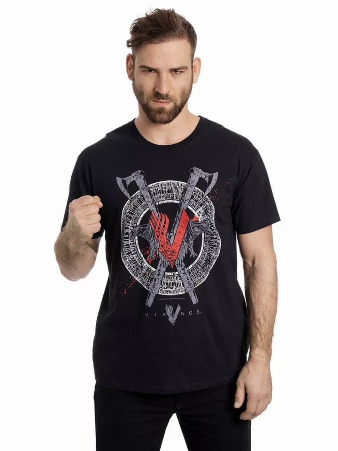 Nastrovje Potsdam T-Shirt Vikings Odin Red günstig online kaufen