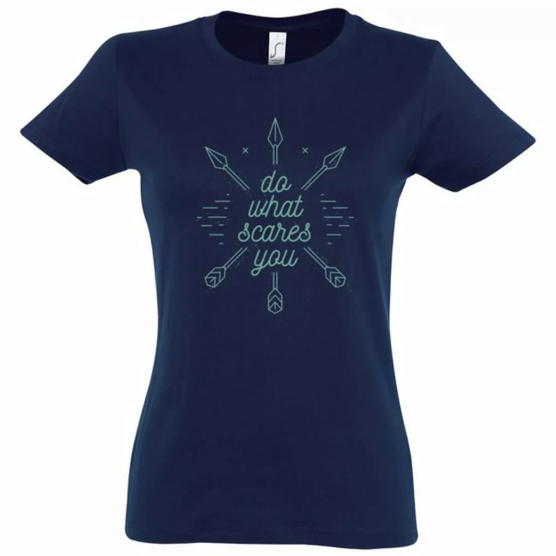 Youth Designz T-Shirt "Do What Scares You" Damen Shirt mit trendigem Frontp günstig online kaufen