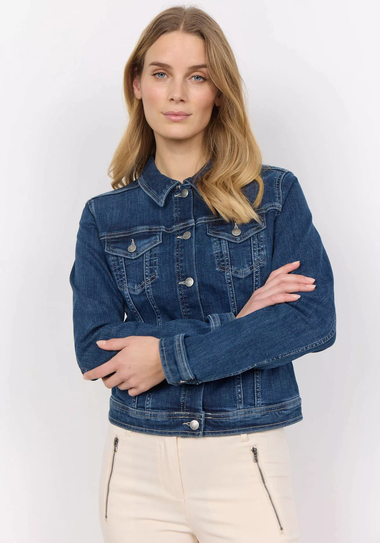 soyaconcept Jeansblazer "SC-KIMBERLY 3", taillierte Form günstig online kaufen