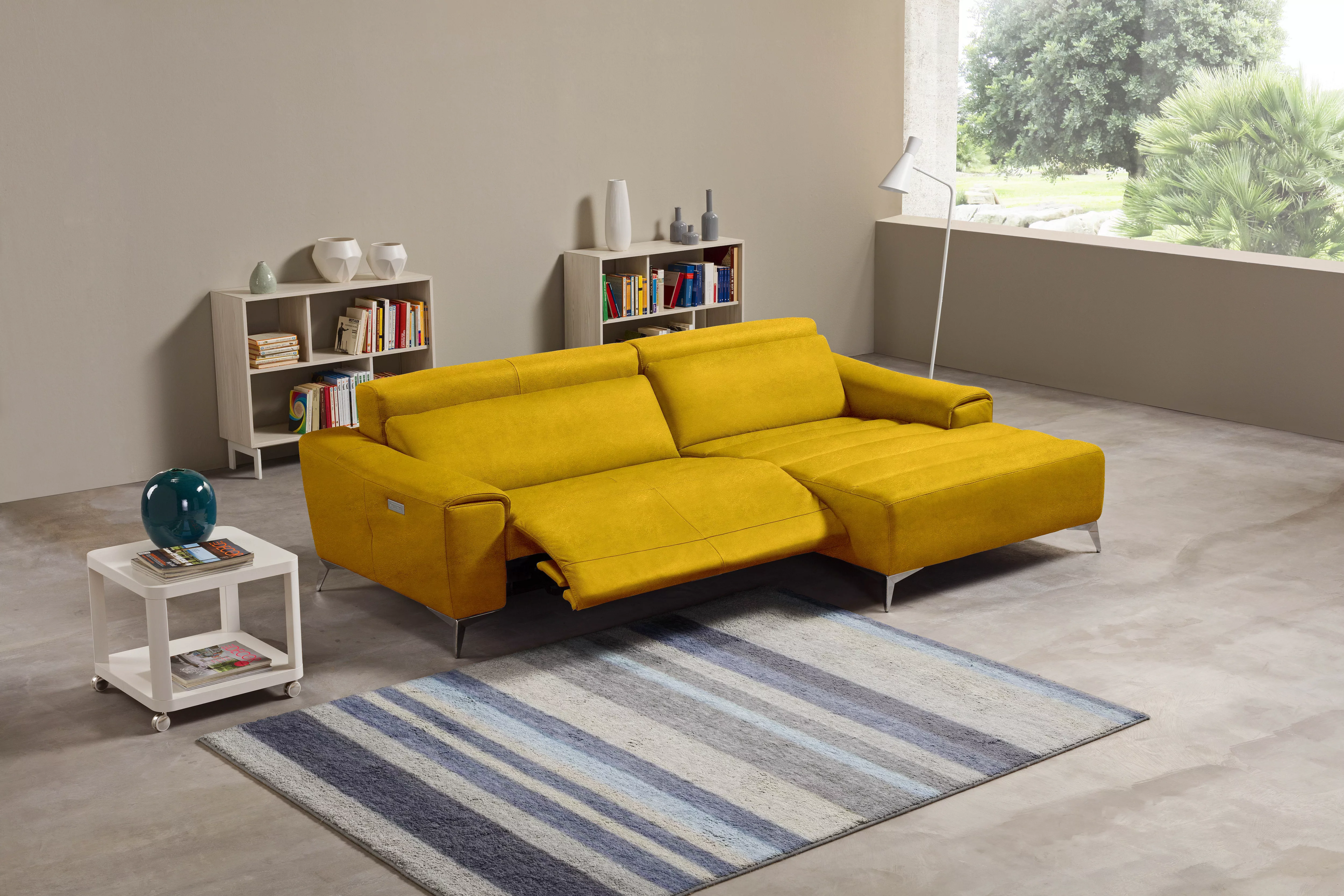 Egoitaliano Ecksofa "Suzette, Designsofa mit hohem Sitzkomfort", mit Recami günstig online kaufen