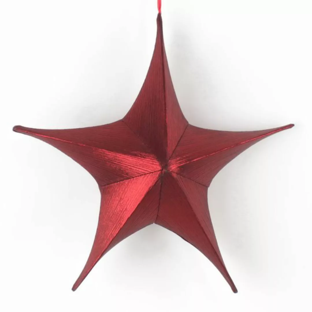Werner Voß GmbH weihnachtliche Deko-Ideen Dekostern Starlet rot-metallic 13 günstig online kaufen