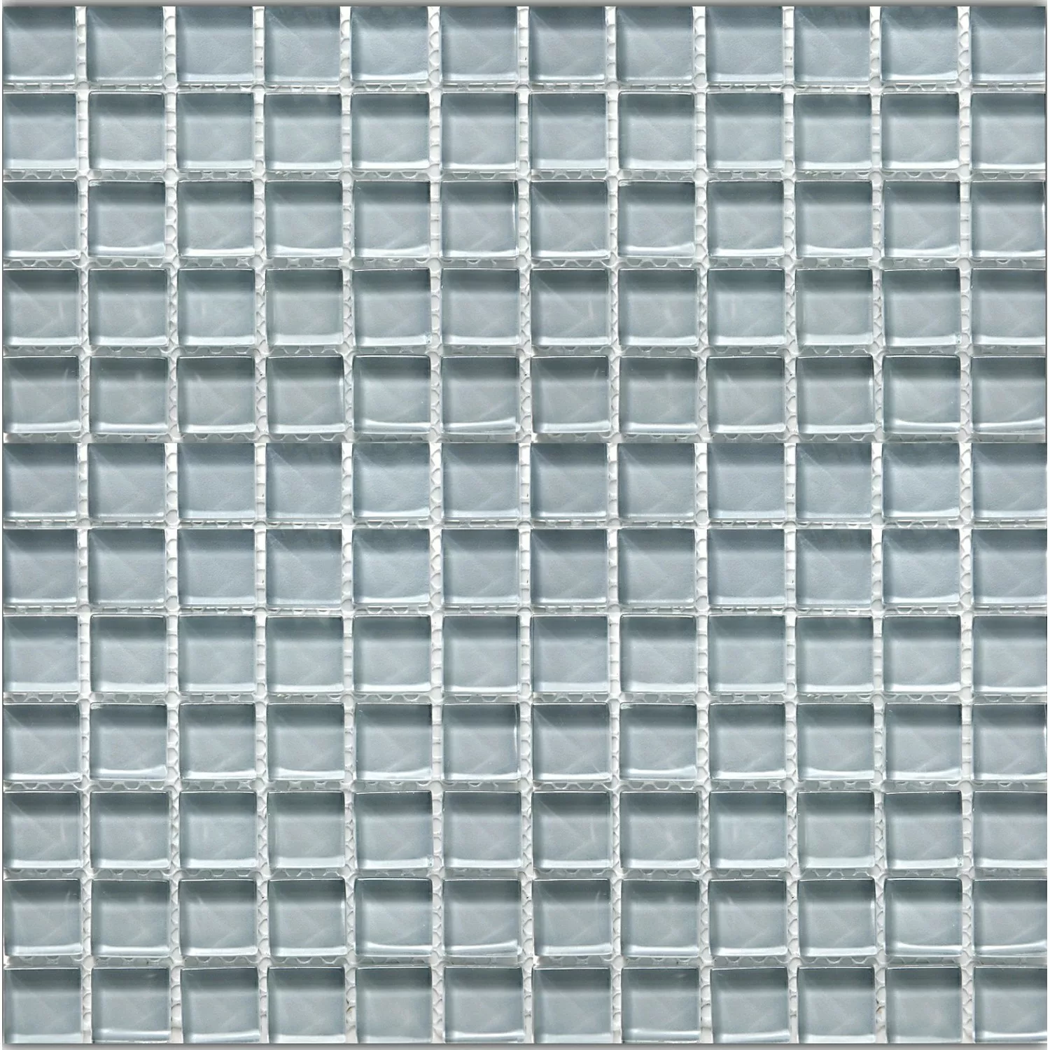 Mosaikmatte Glas Grau Uni 30 cm x 30 cm günstig online kaufen