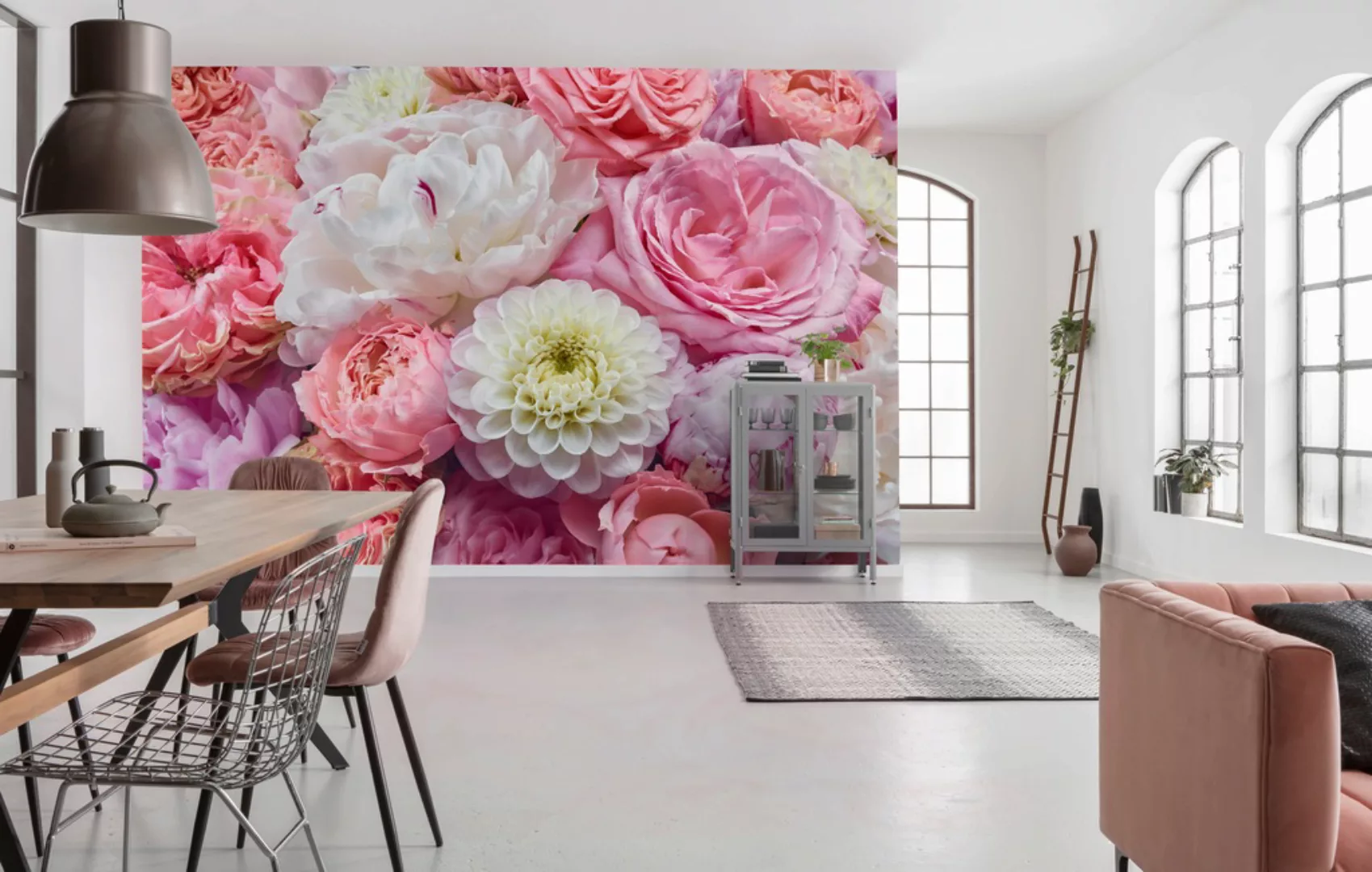 KOMAR Papier Fototapete - Vibrant Spring - Größe 368 x 254 cm mehrfarbig günstig online kaufen