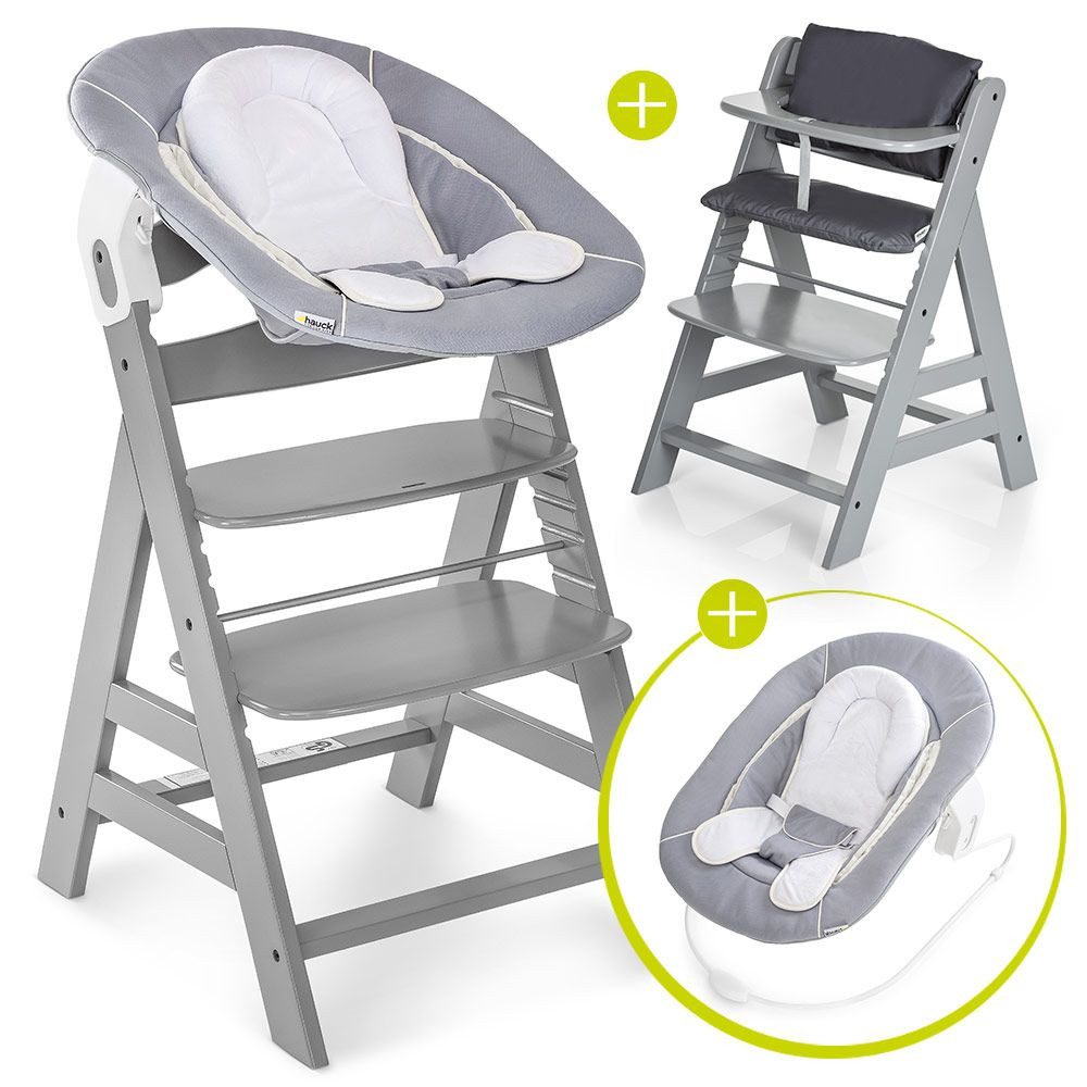 Hauck Hochstuhl Alpha Plus Grau - günstig online kaufen