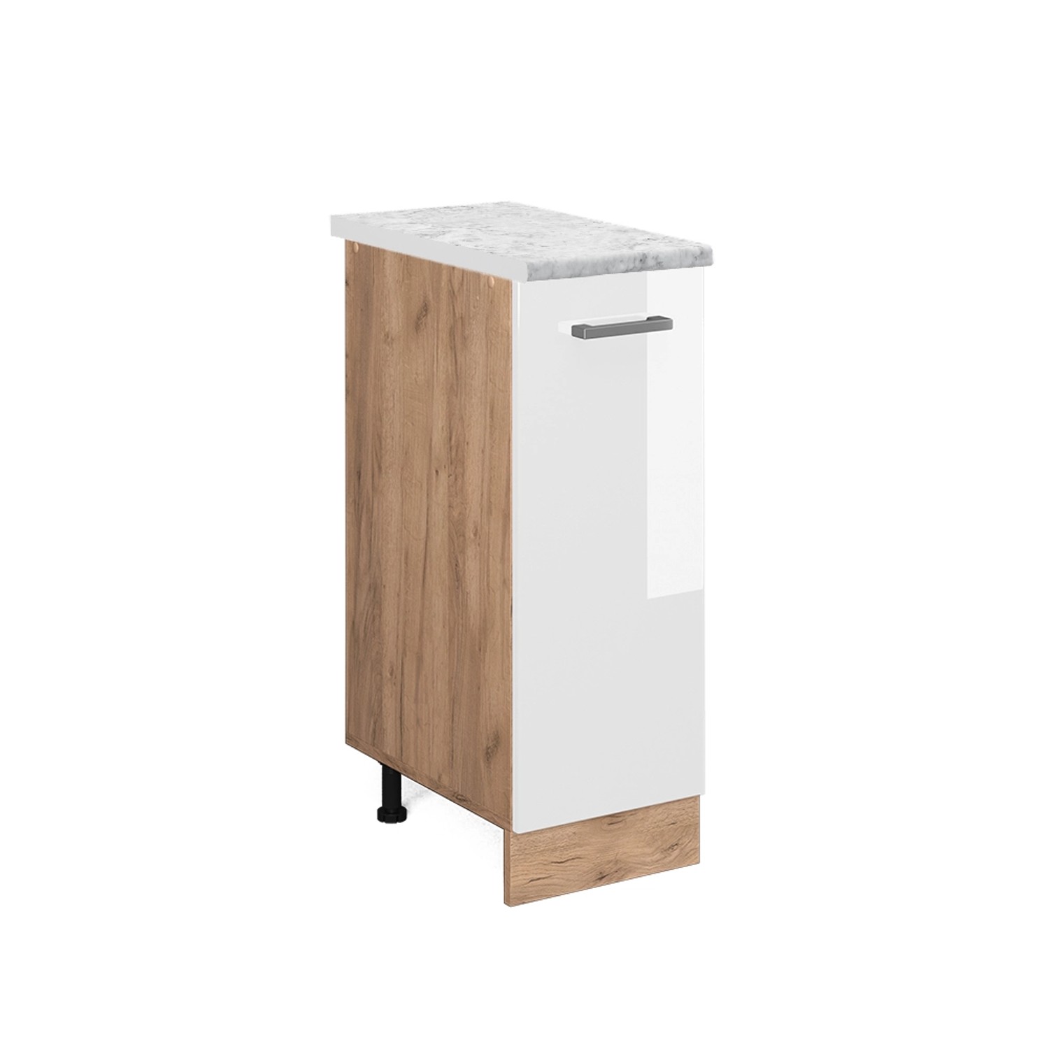 Vicco Apothekerschrank R-Line, Anthrazit Hochglanz/Goldkraft Eiche, günstig online kaufen