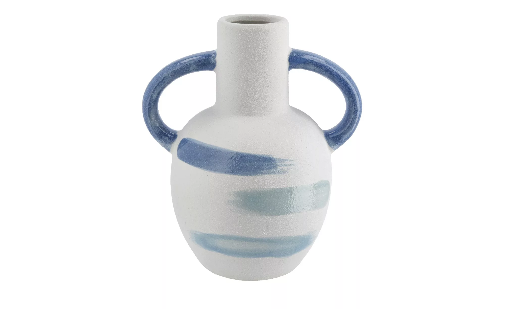 Vase ¦ blau ¦ Steingut ¦ Maße (cm): H: 15  Ø: 12.5 Accessoires > Vasen - Hö günstig online kaufen