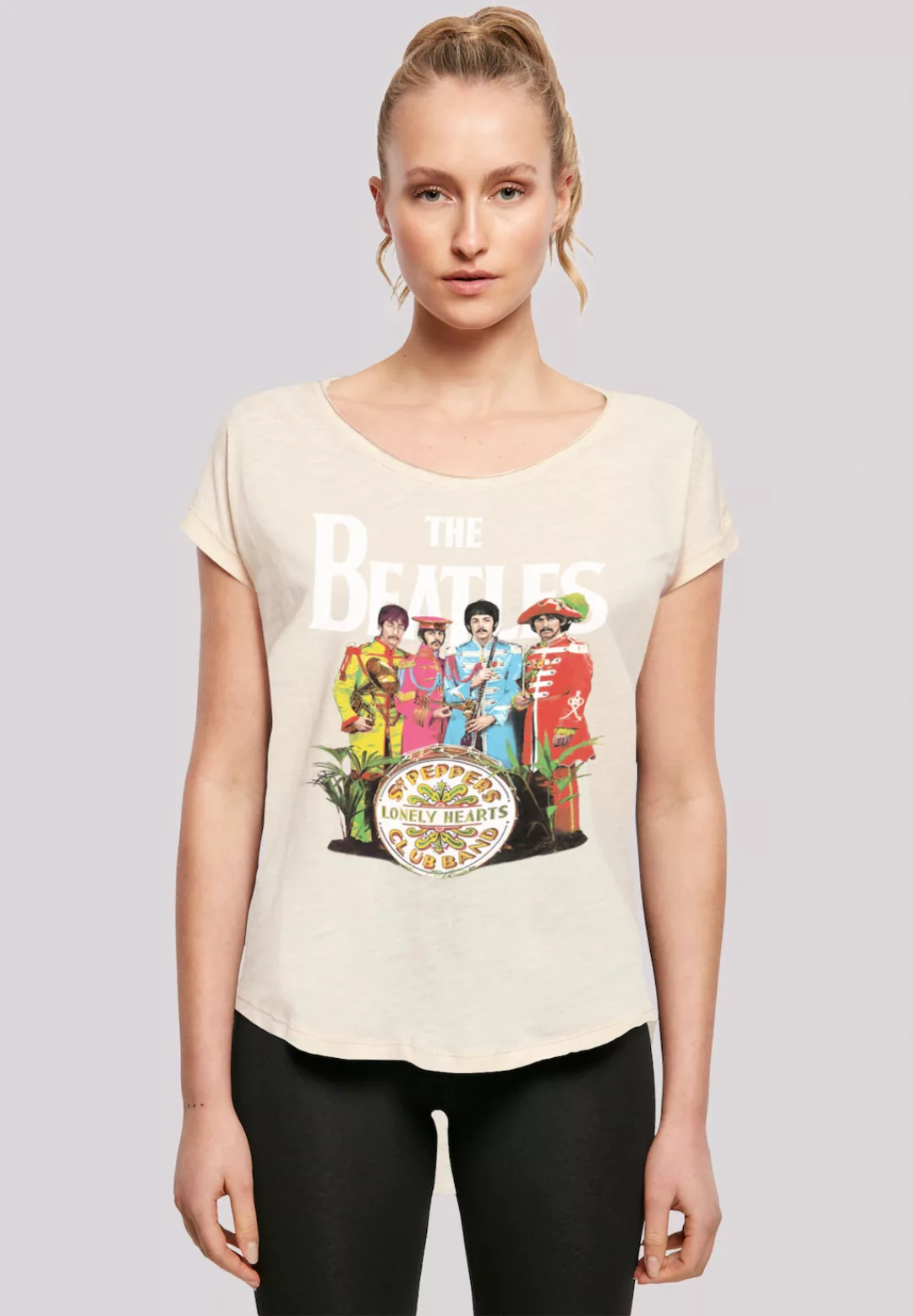 F4NT4STIC T-Shirt "The Beatles Band Sgt Pepper Black", Print günstig online kaufen
