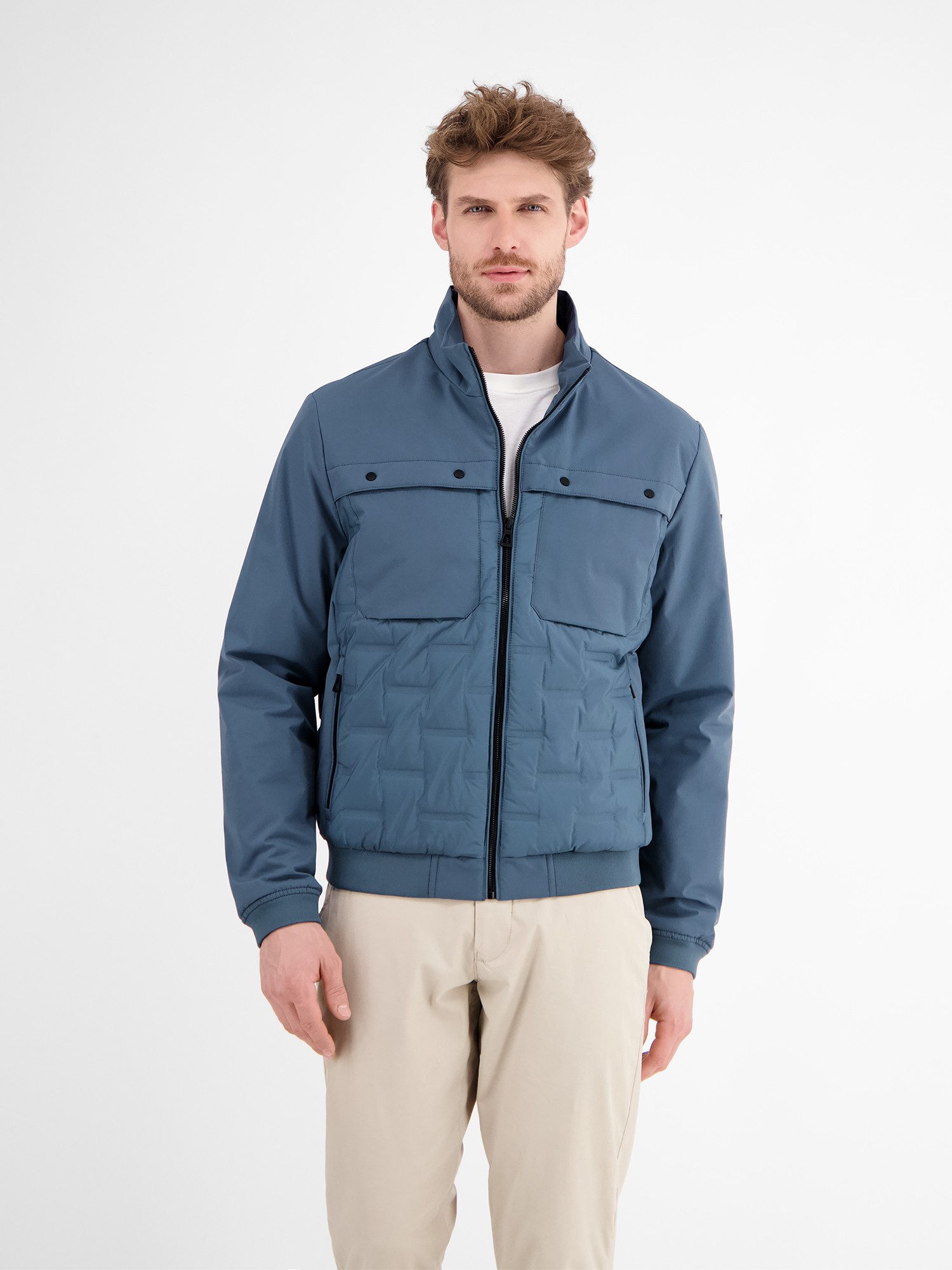 LERROS Steppjacke "LERROS Sportiver Blouson, gesteppt", ohne Kapuze, Wasser günstig online kaufen