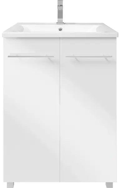 welltime Waschtisch "BAJA", Badmöbel inkl. Keramikwaschbecken, Breite 60cm günstig online kaufen
