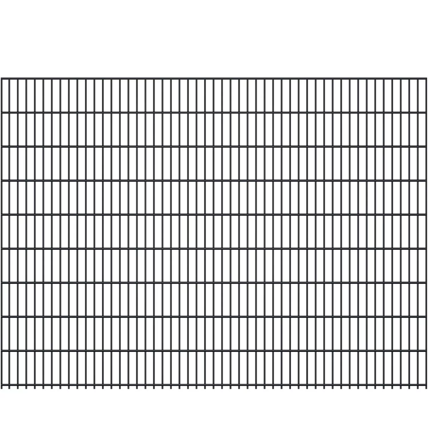 Doppelstabmatte 6/5/6 mm Anthrazit 250 cm x 183 cm günstig online kaufen