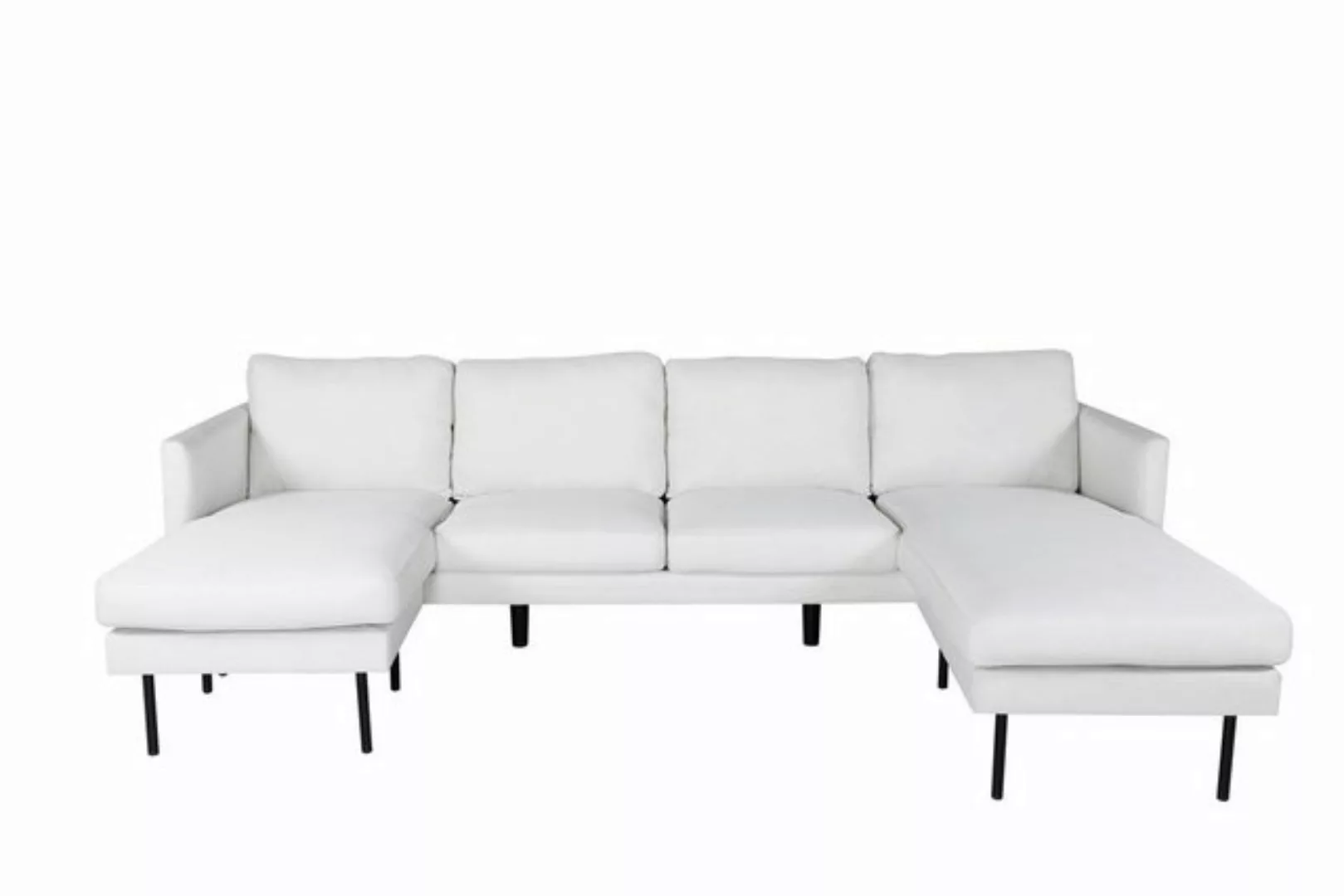 ebuy24 Sofa Zoom Sofa Usofa hellbeige., 1 Teile günstig online kaufen