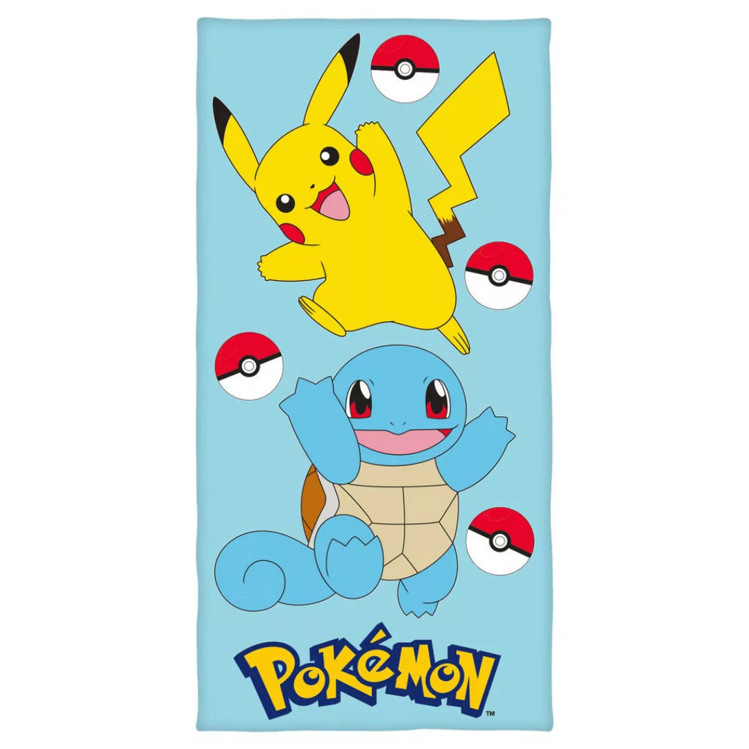 Badetuch Pokémon Multi Baumwolle B/L: ca. 75x150 cm günstig online kaufen