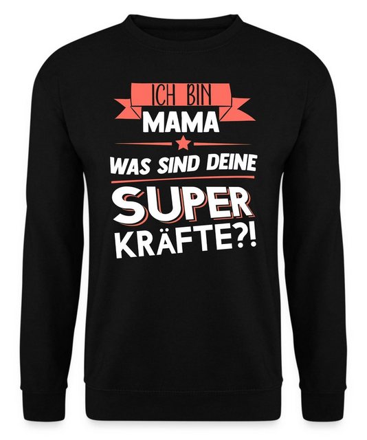 Quattro Formatee Sweatshirt Mama Superkräfte - Muttertag Mutter Unisex Pull günstig online kaufen