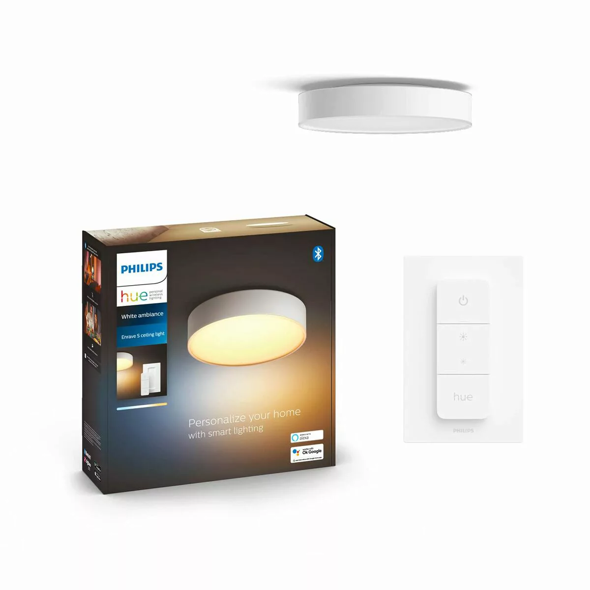 Philips Hue Enrave LED-Deckenleuchte 26,1cm weiß günstig online kaufen