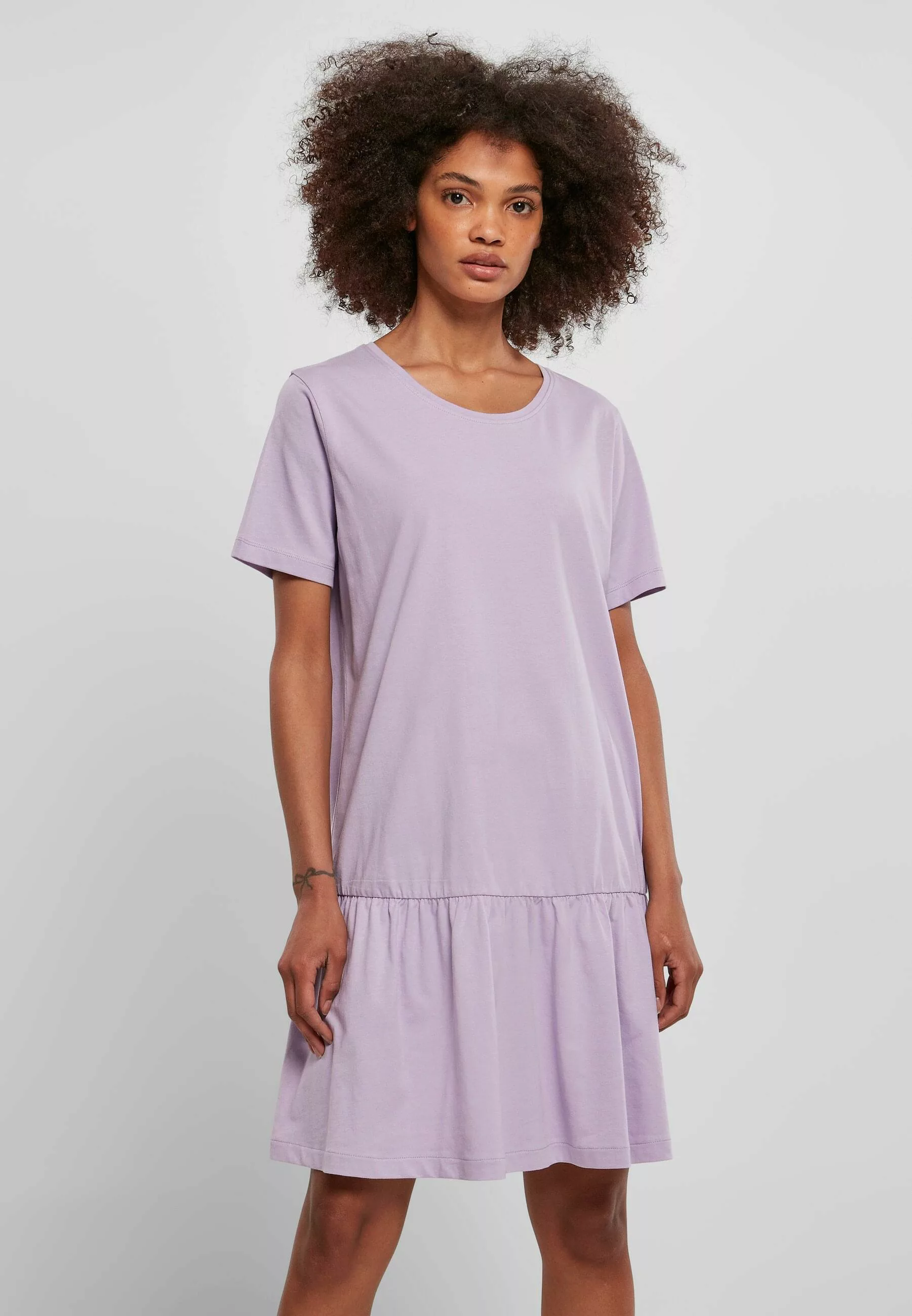 URBAN CLASSICS Shirtkleid "Urban Classics Damen Ladies Valance Tee Dress", günstig online kaufen