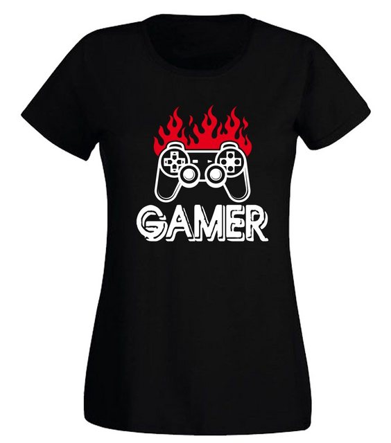 G-graphics T-Shirt Damen T-Shirt - Gamer Slim-fit-Shirt, mit Frontprint, mi günstig online kaufen