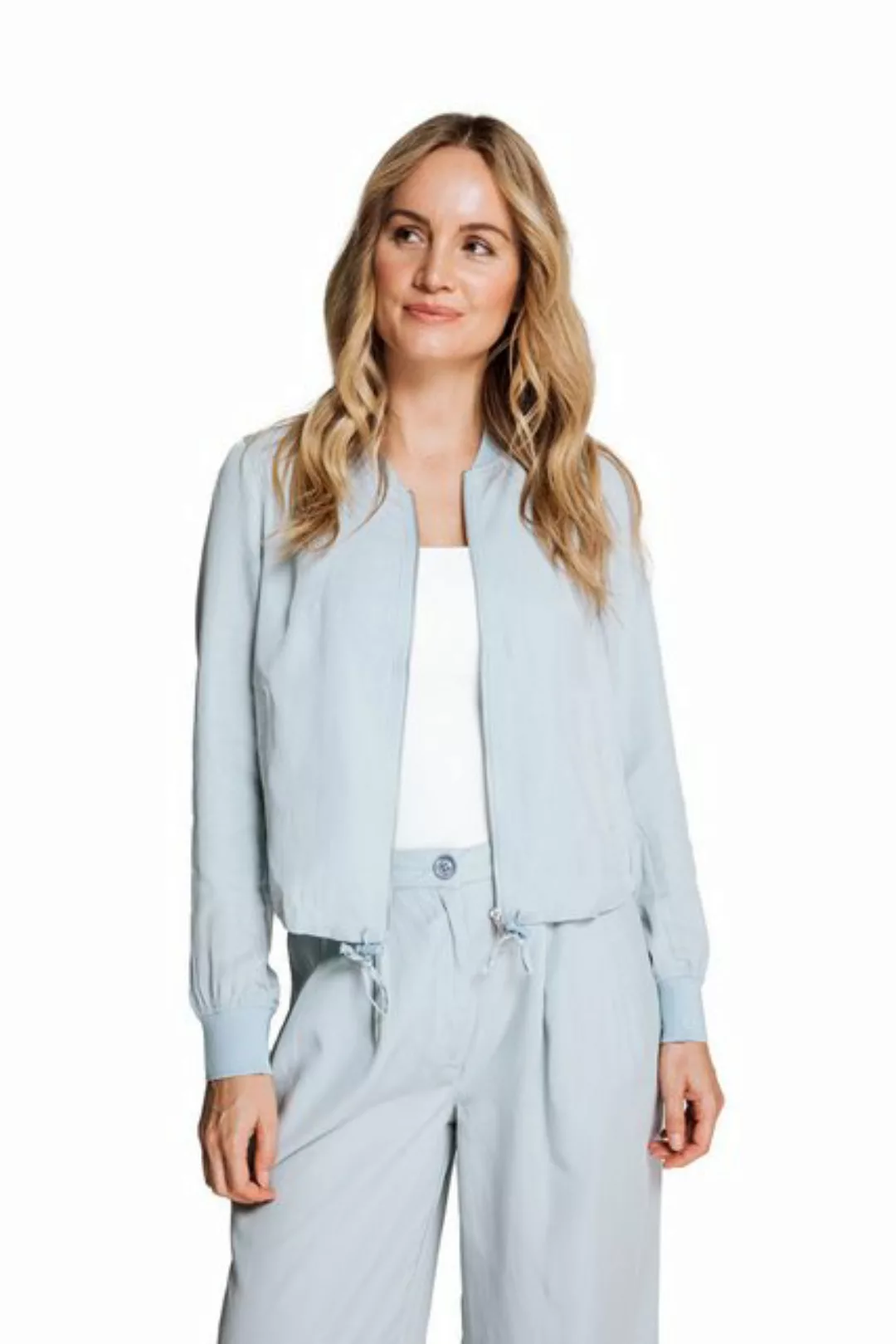 Zhrill Jeansjacke Blousonjacke ZHDALS Blau (0-St) angenehmer Tragekomfort günstig online kaufen