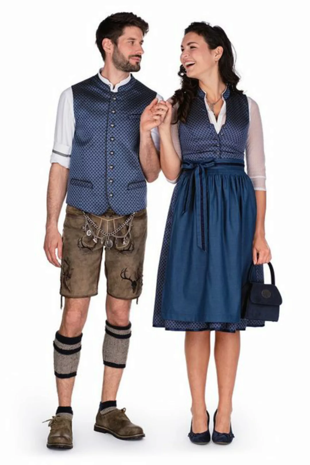 Spieth & Wensky Dirndl Midi Dirndl 2tlg. - BAMBI - tinte/jeans günstig online kaufen