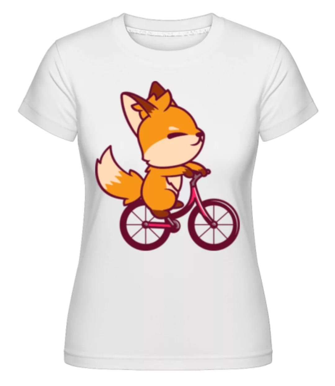 Fuchs auf Fahrrad · Shirtinator Frauen T-Shirt günstig online kaufen