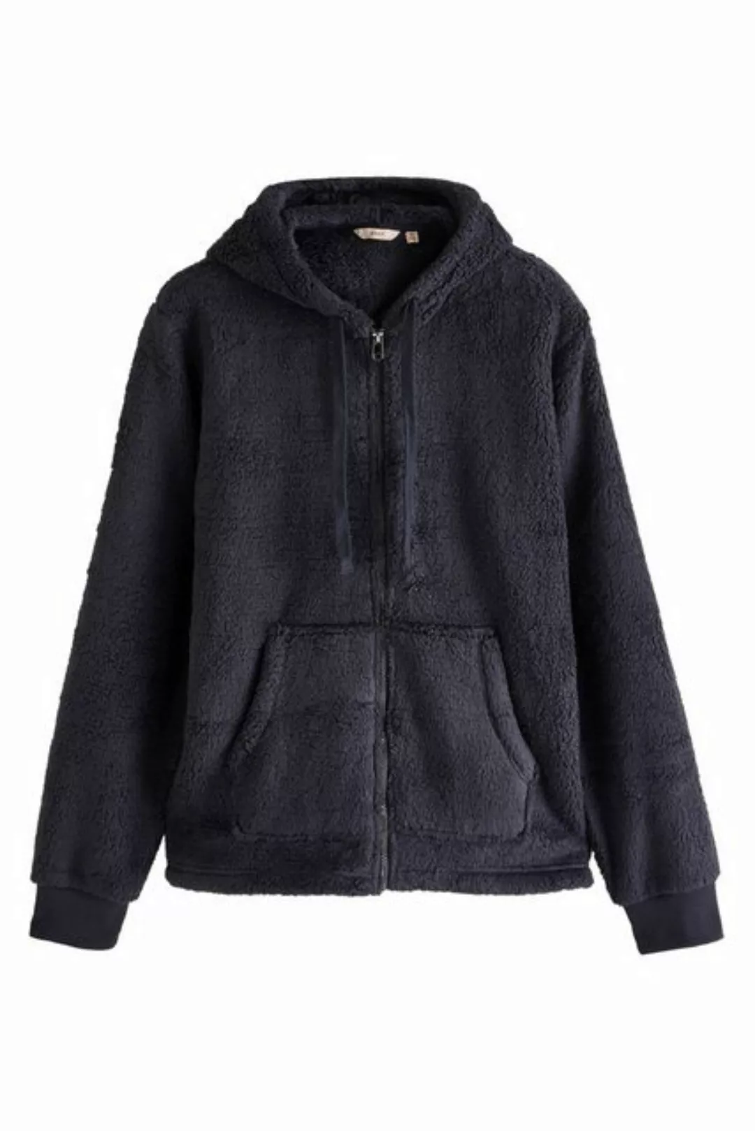 Next Kapuzenfleecejacke Kapuzenjacke aus Teddyfell mit Reißverschluss (1-St günstig online kaufen