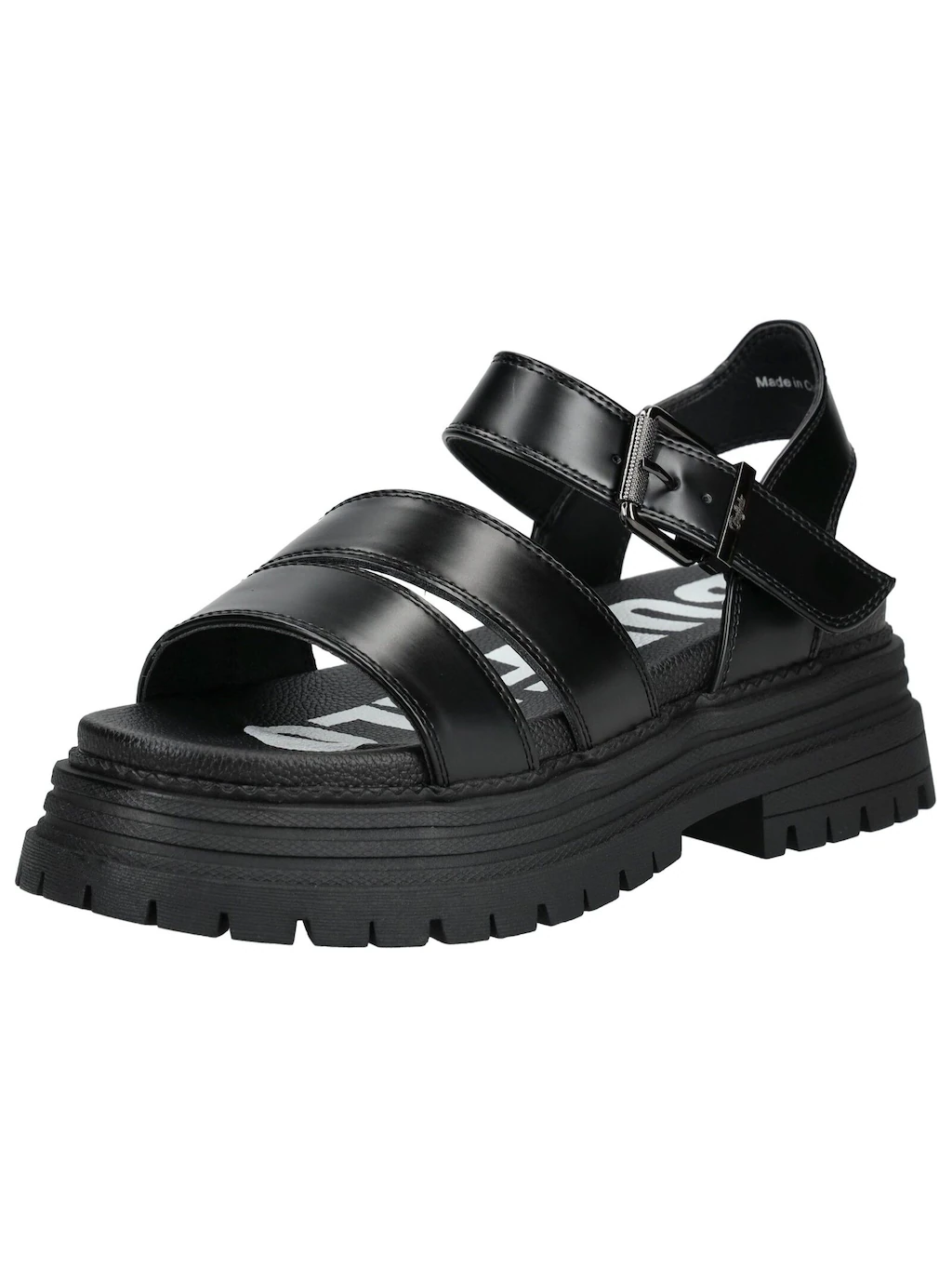 Buffalo Riemchensandale "Buffalo Sandalen Lederimitat" günstig online kaufen