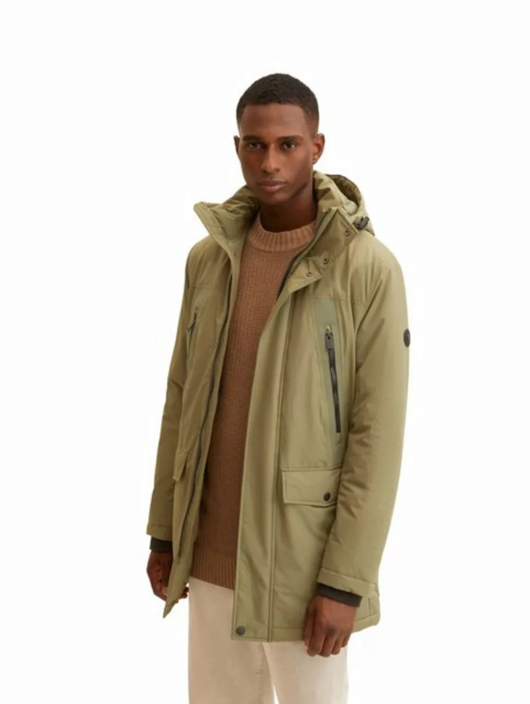 TOM TAILOR Jackenblazer Parka mit abnehmbarer Kapuze günstig online kaufen