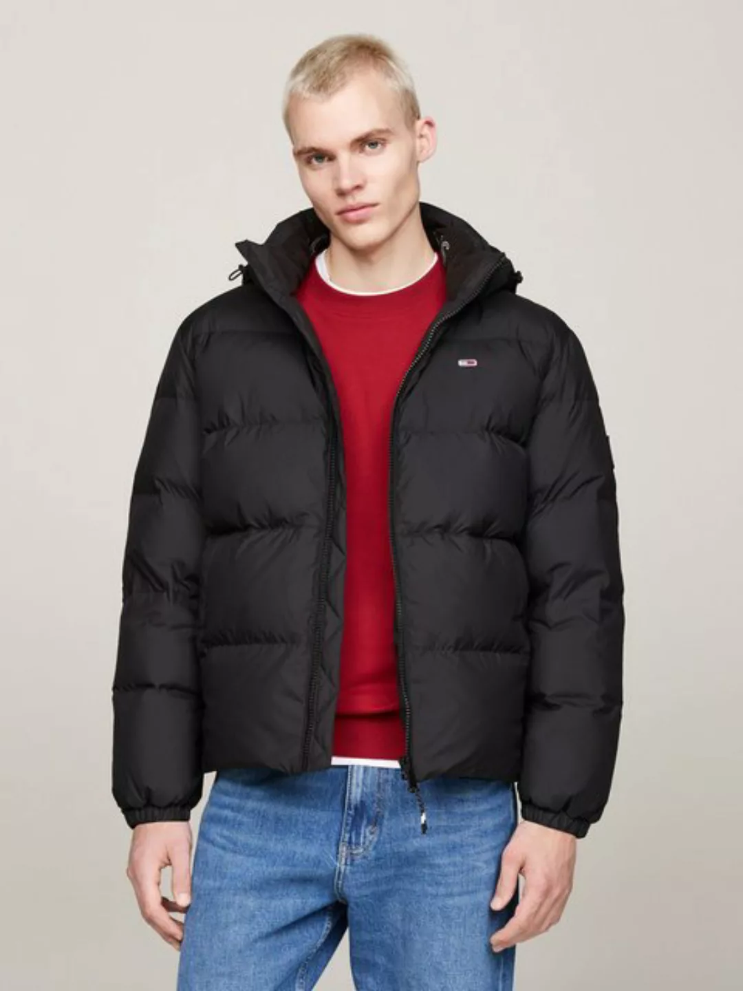 Tommy Jeans Plus Steppjacke "TJM ESSENTIAL DOWN JACKET EXT", mit Kapuze, Gr günstig online kaufen