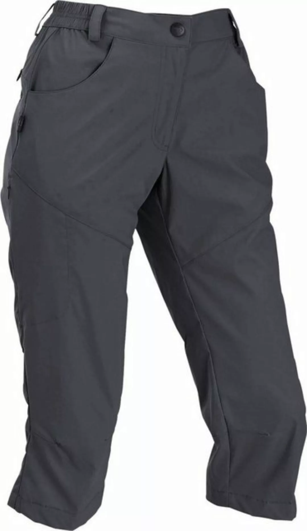 Maul Sport® Outdoorhose Sidney-Caprihose elastic DARK GREY günstig online kaufen