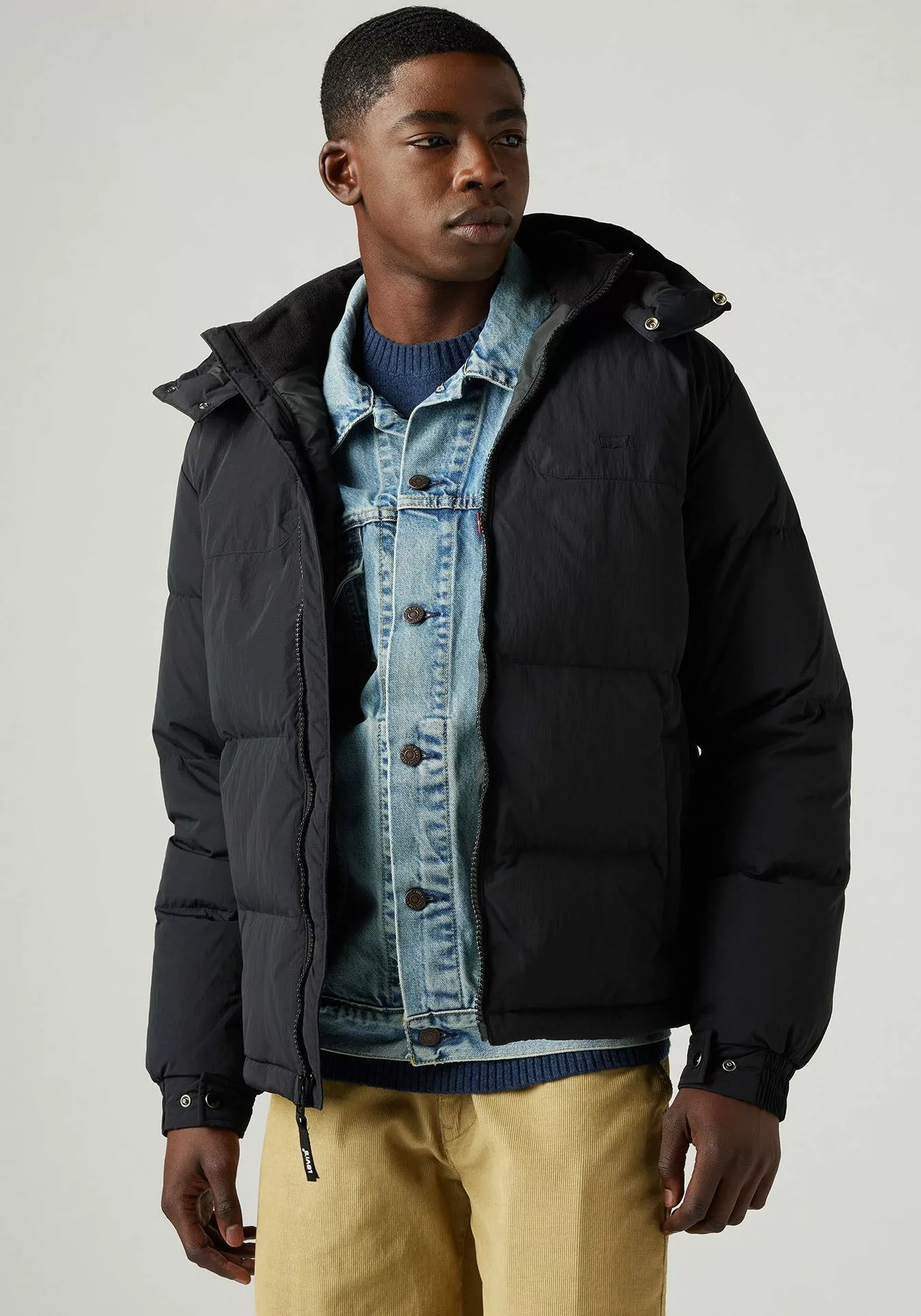 Levis Steppjacke "ROCKRIDGE SHORT PUFFER", mit Kapuze günstig online kaufen