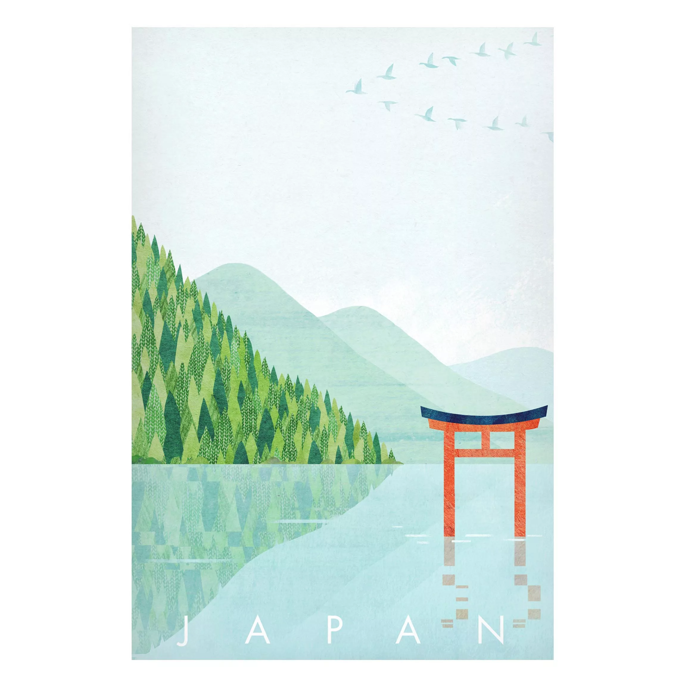 Magnettafel Reiseposter - Japan Torii günstig online kaufen