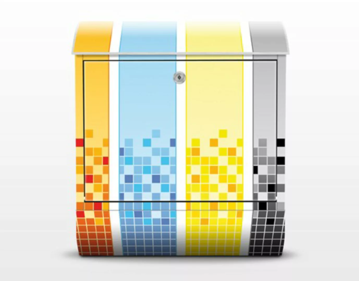 Briefkasten Muster & Textur Pixel Mix günstig online kaufen