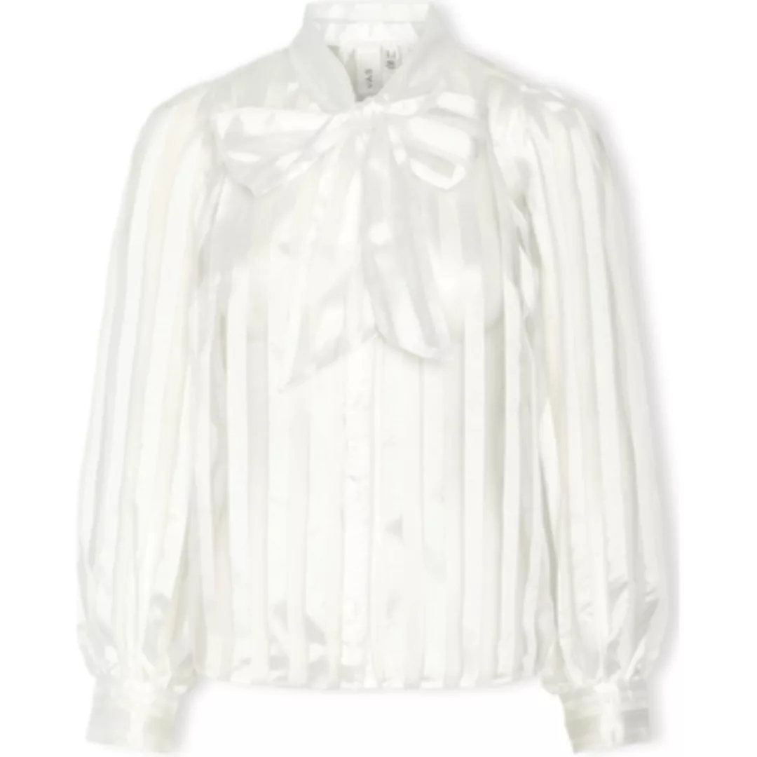 Y.a.s  Blusen YAS Jose Shirt L/S - Star White günstig online kaufen