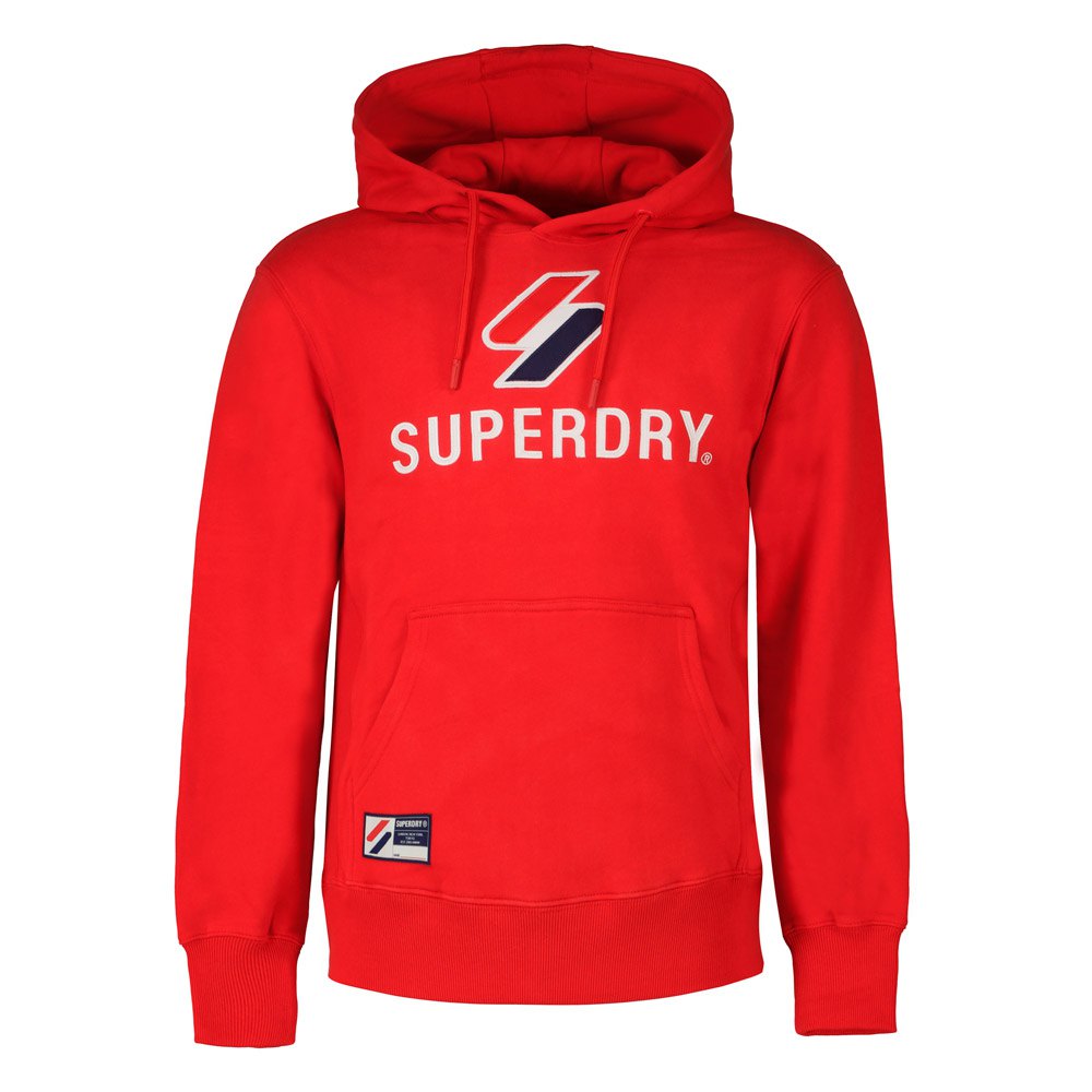 Superdry Code Logo Apq2 Kapuzenpullover L Risk Red günstig online kaufen