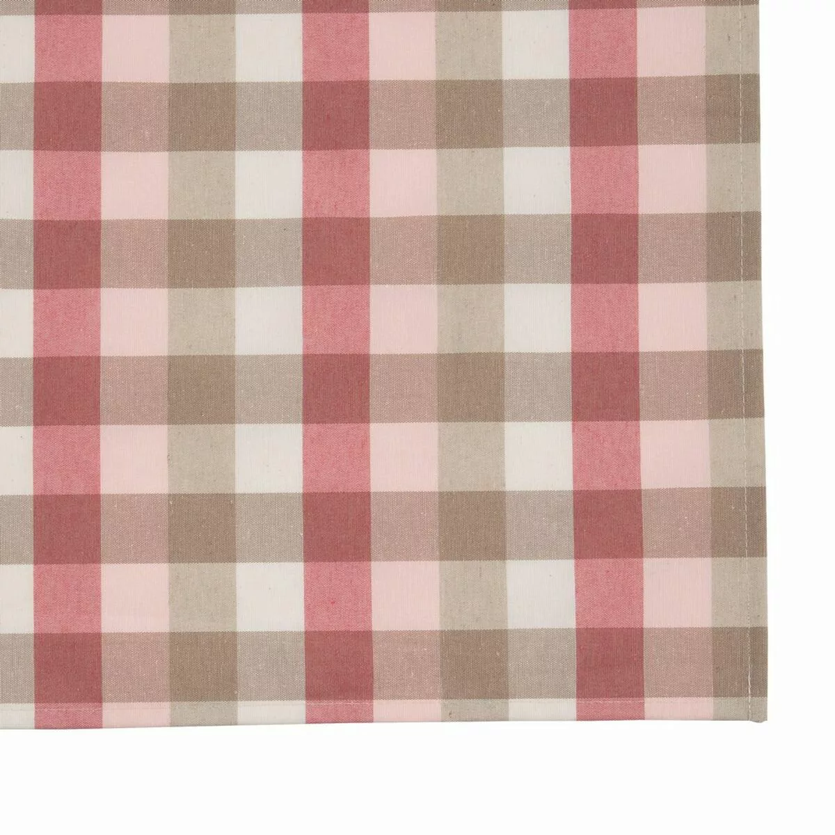 Tischdecke 140 X 140 Cm Rosa Polyester 100 % Baumwolle günstig online kaufen