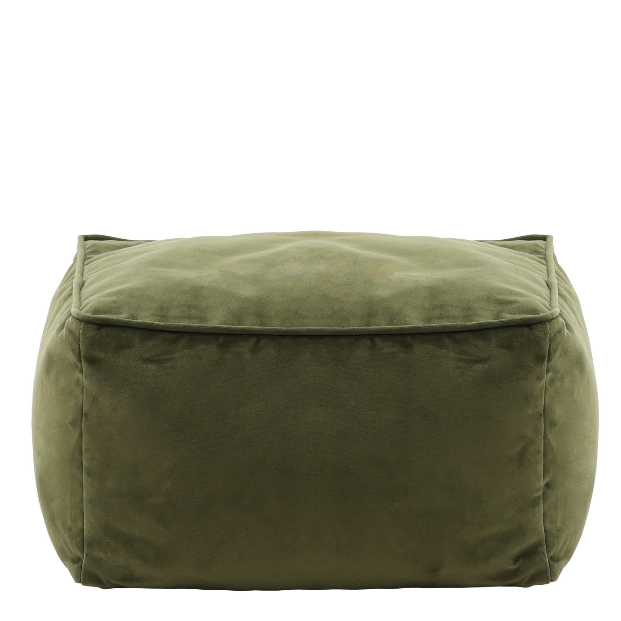 icon Pouf Sitzpouf aus Plüschsamt „Amara“ günstig online kaufen