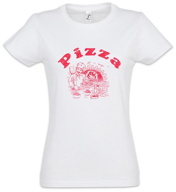 Urban Backwoods Print-Shirt Pizza Box II Damen T-Shirt Italia Fun Italien P günstig online kaufen