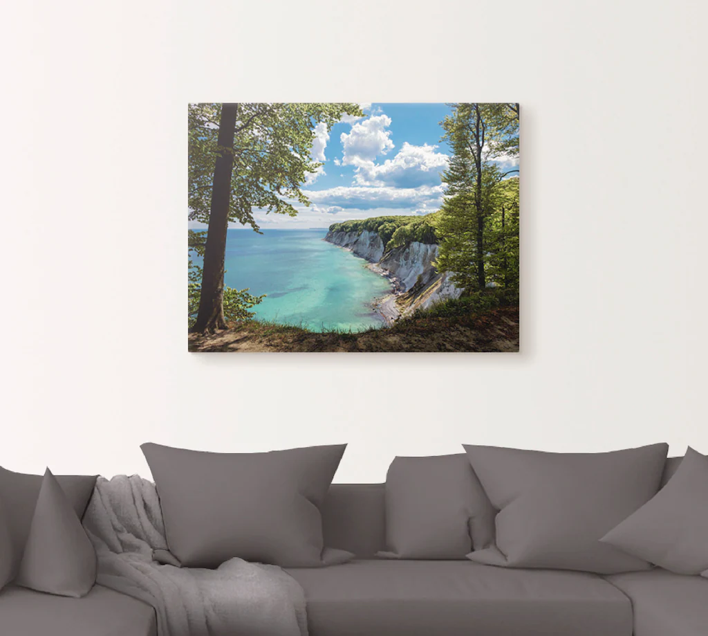 Artland Wandbild "Ostseeküste auf der Insel Rügen.", Küste, (1 St.), als Le günstig online kaufen