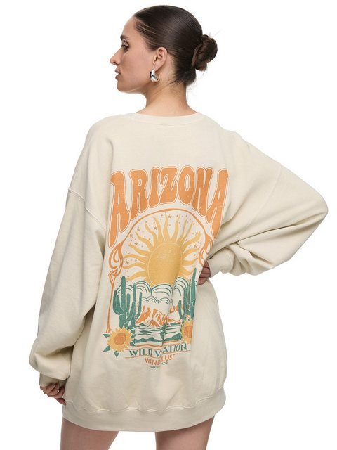 Worldclassca Longsweatshirt Worldclassca Oversized Sweatshirt ARIZONA Print günstig online kaufen