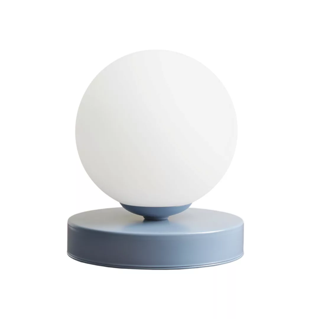 Tischlampe Joel, Höhe 17 cm, blau/weiß günstig online kaufen