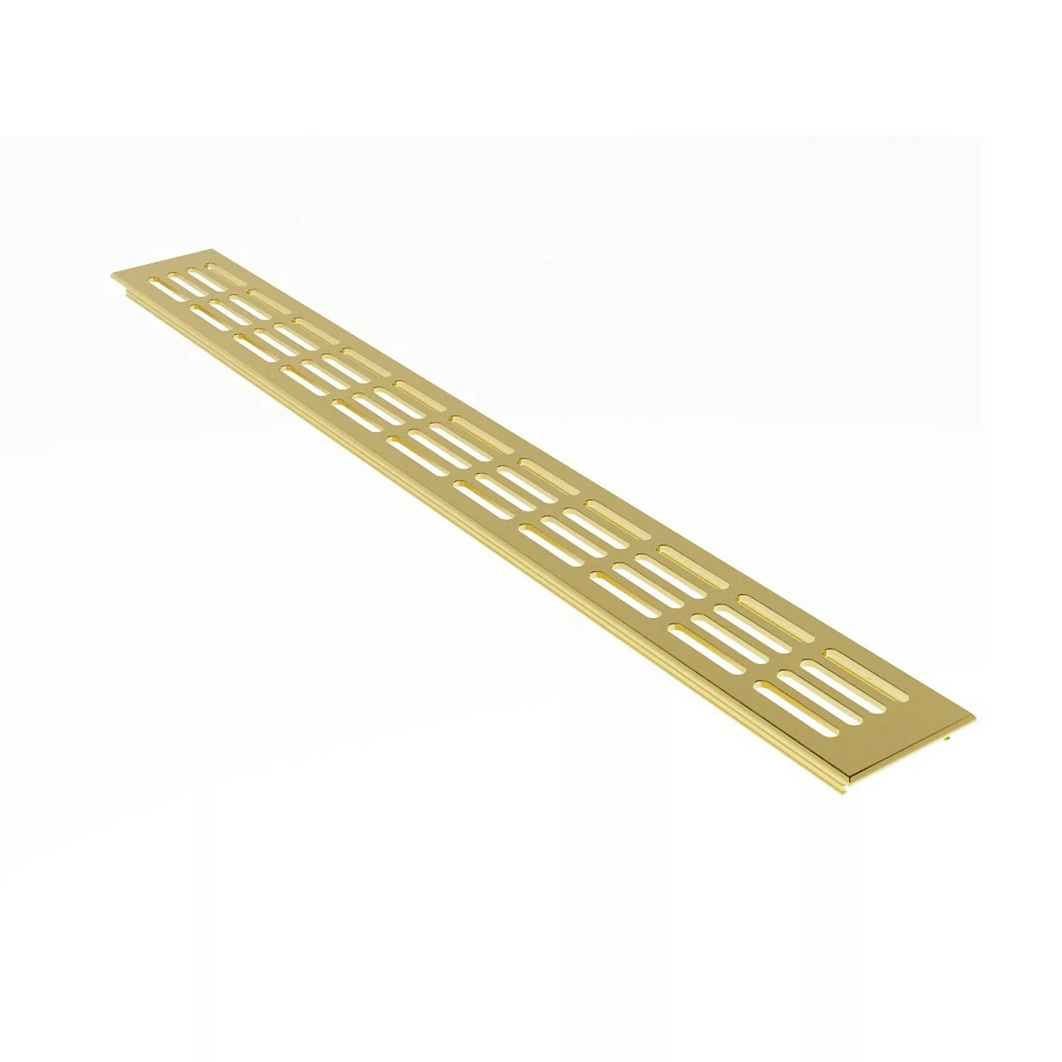 MS Beschläge Lüftungsgitter 60 x 600 mm Aluminium Gold Eloxiert günstig online kaufen