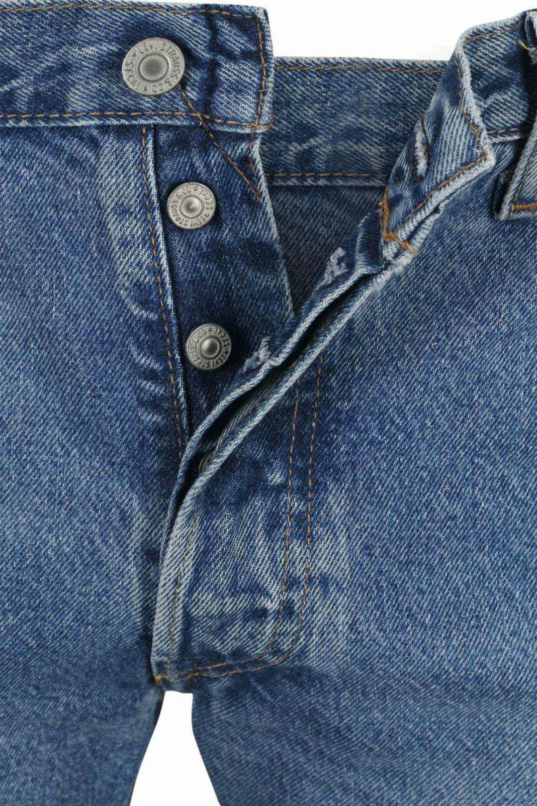 Levi’s 501 Jeans Regular Fit Mid Blau - Größe W 32 - L 30 günstig online kaufen