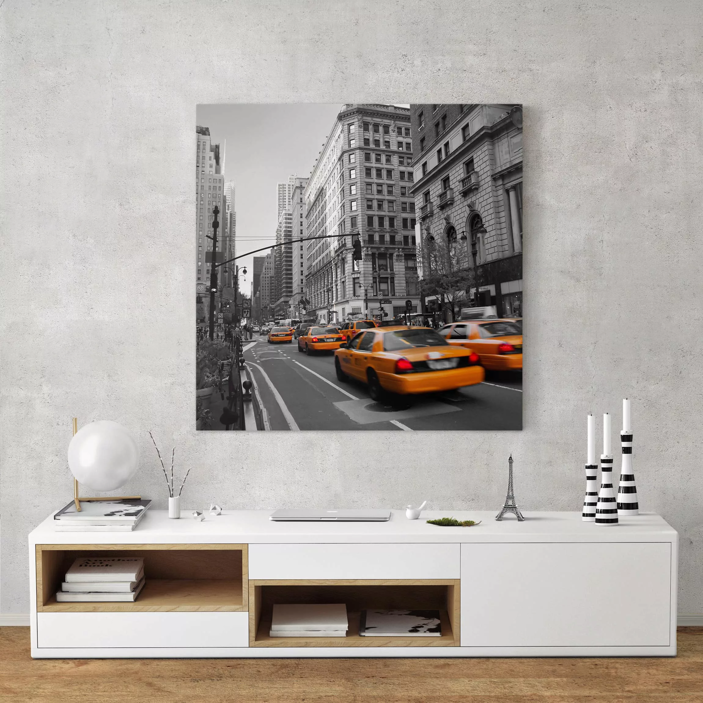 Leinwandbild New York - Quadrat New York, New York! günstig online kaufen