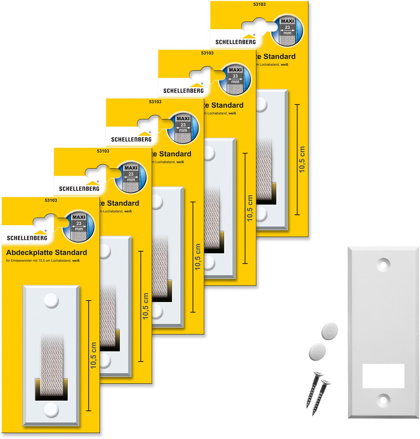 SCHELLENBERG Gurtwickler-Abdeckplatte Standard Maxi, 10,5 cm günstig online kaufen