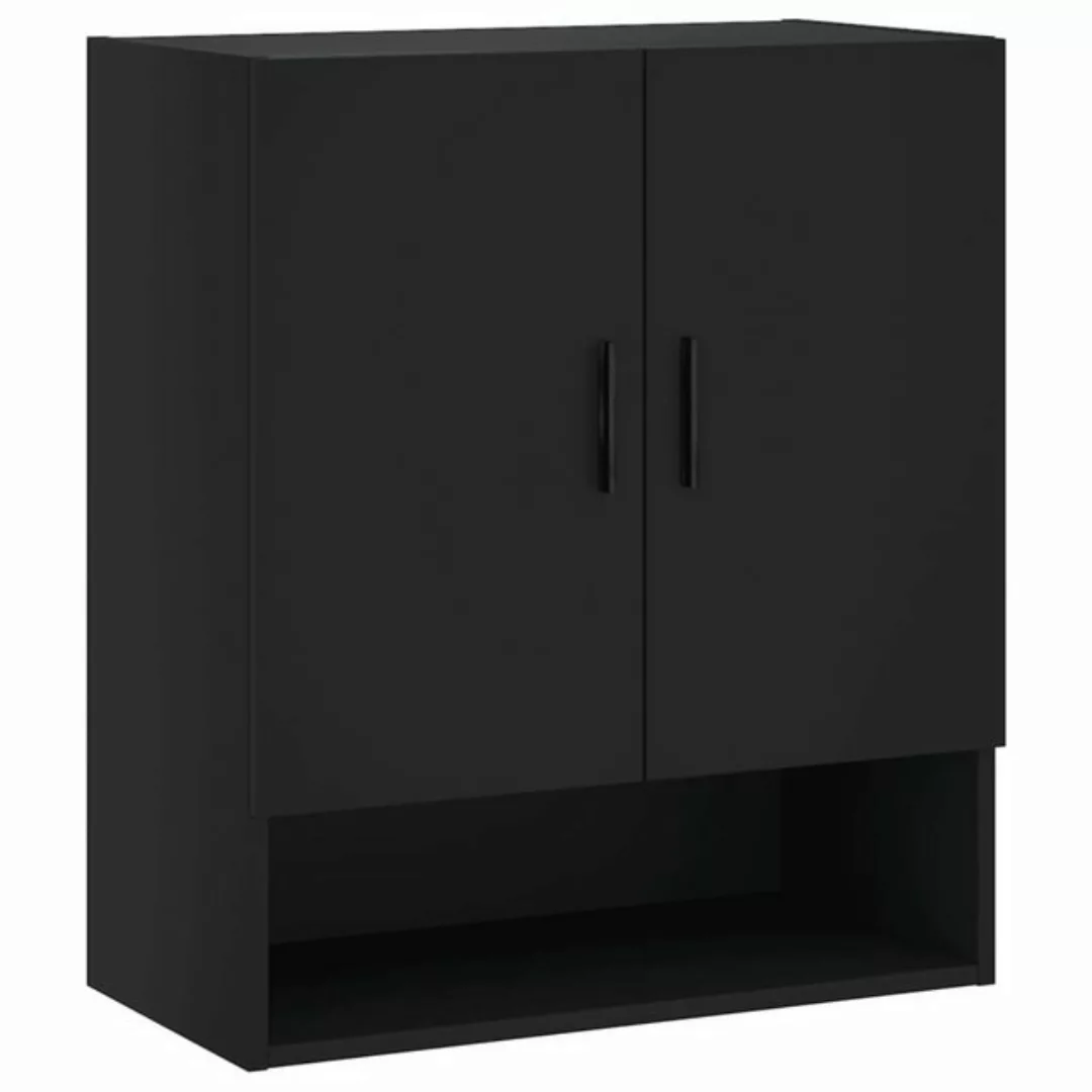 vidaXL Hängeschrank Hängeschrank Wandschrank Schwarz 60x31x70 cm Spanplatte günstig online kaufen