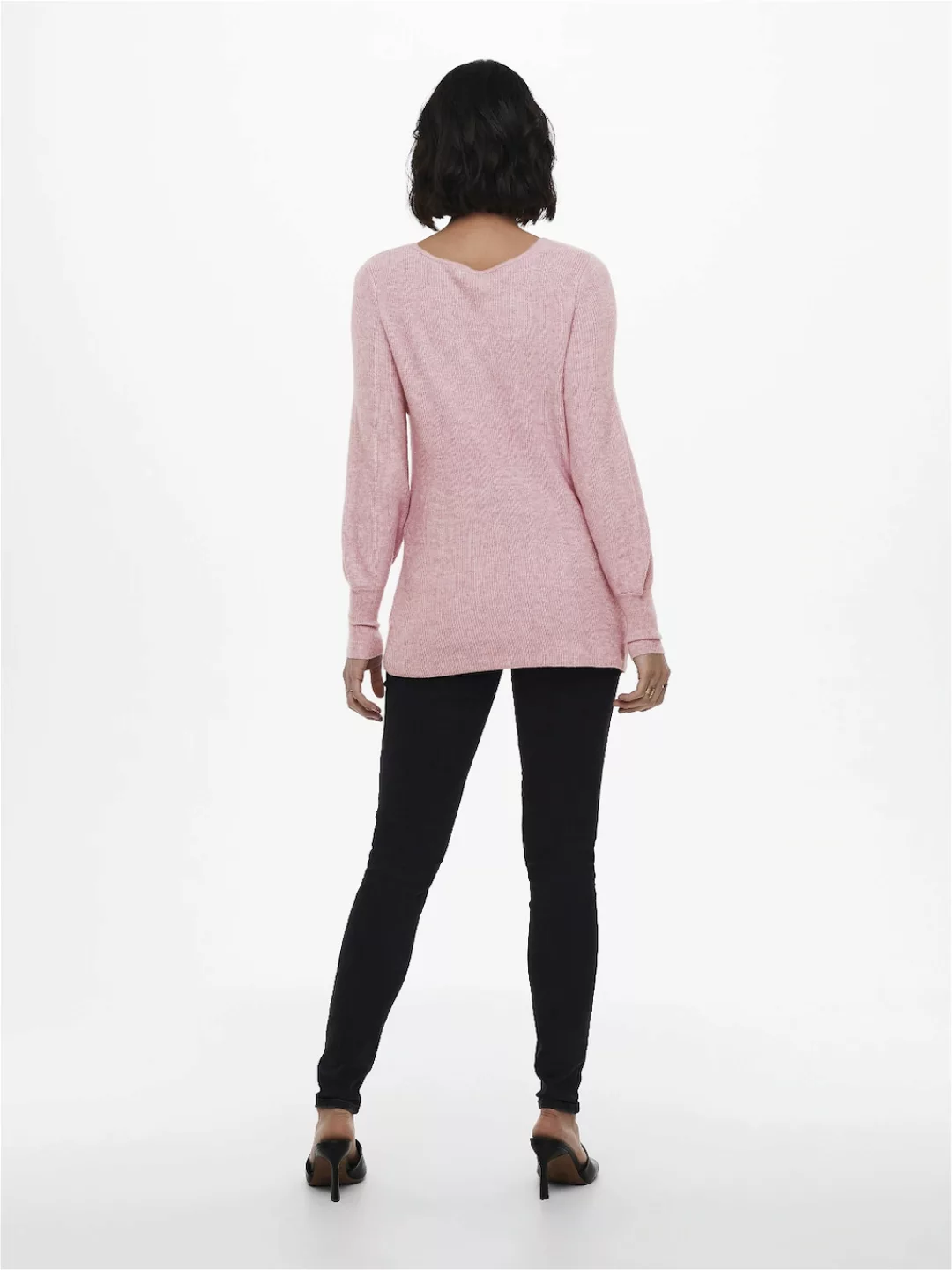 ONLY V-Ausschnitt-Pullover "ONLATIA L/S V-NECK CUFF KNT" günstig online kaufen