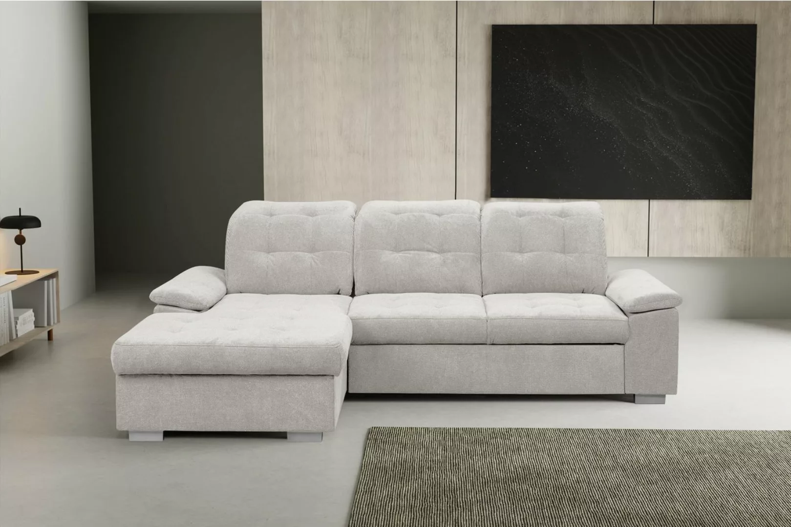 WERK2 Ecksofa Carmen L-Form, Sofa, Eckcouch mit Schlaffunktion, Bettkasten, günstig online kaufen