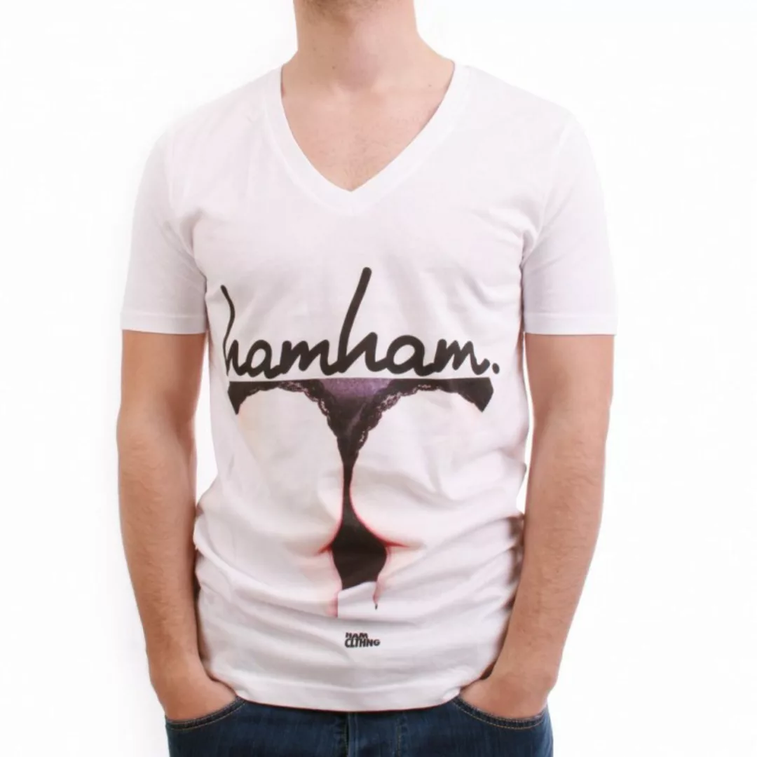 HAM CLTHNG T-Shirt Men - HAMHAM ASS HELL - White günstig online kaufen