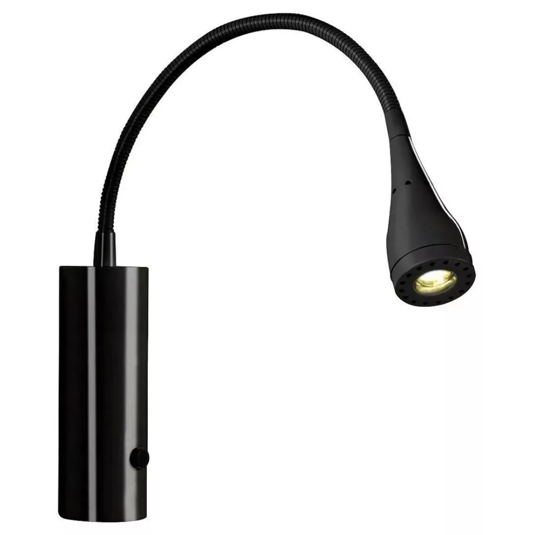 LED Wandleuchte Mento flexibel schwarz Schalter günstig online kaufen