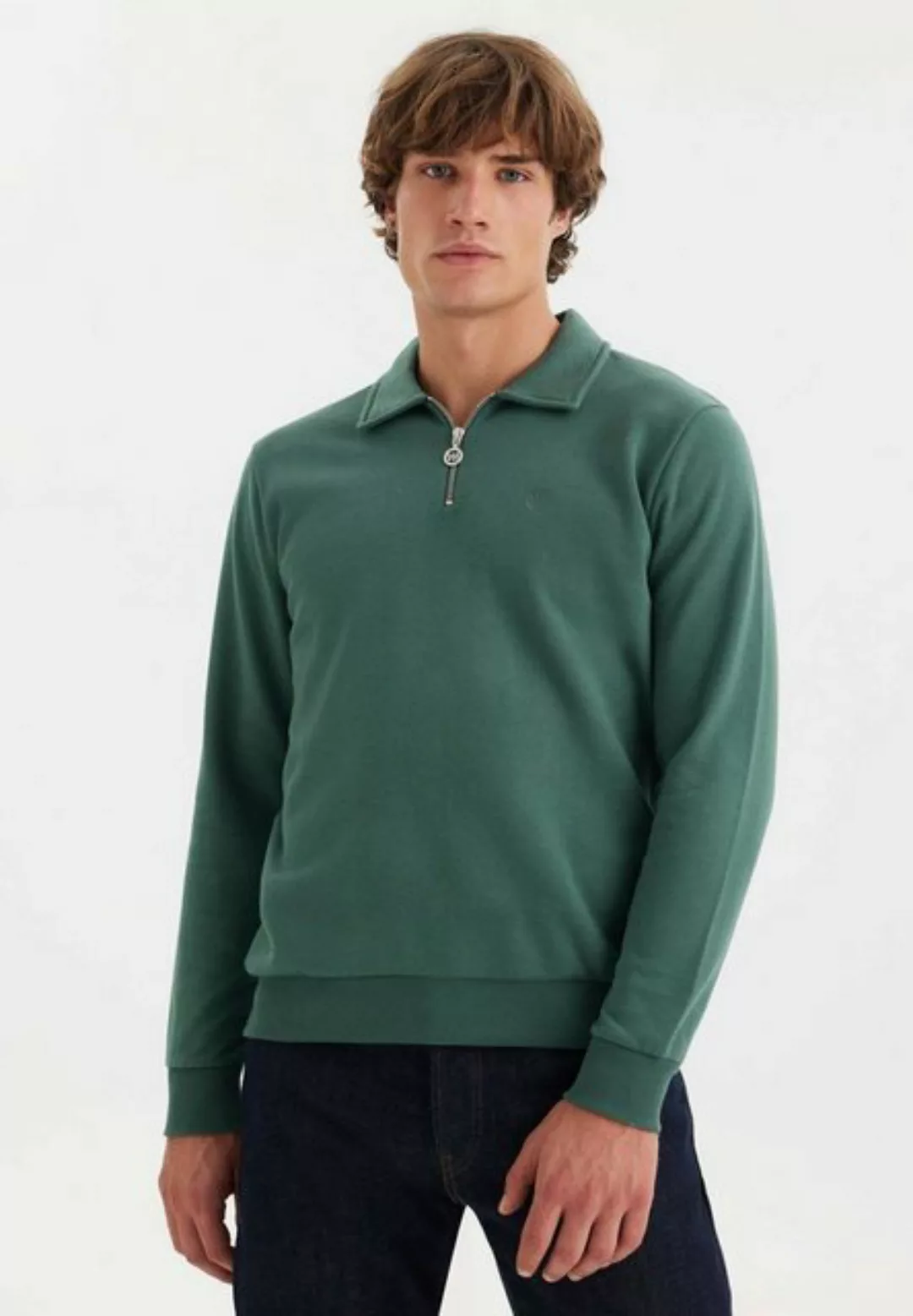 WESTMARK LONDON Polokragenpullover CORE ZIPPED POLO SWEAT (1-tlg) günstig online kaufen