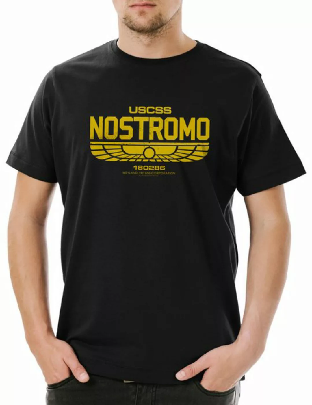 Urban Backwoods Print-Shirt USCSS Nostromo 4 Herren T-Shirt Alien Prometheu günstig online kaufen